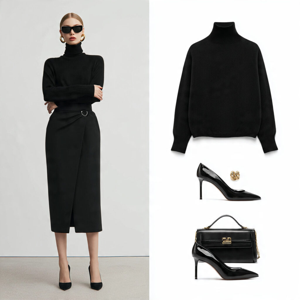 Sleek All-Black Architectural Idea