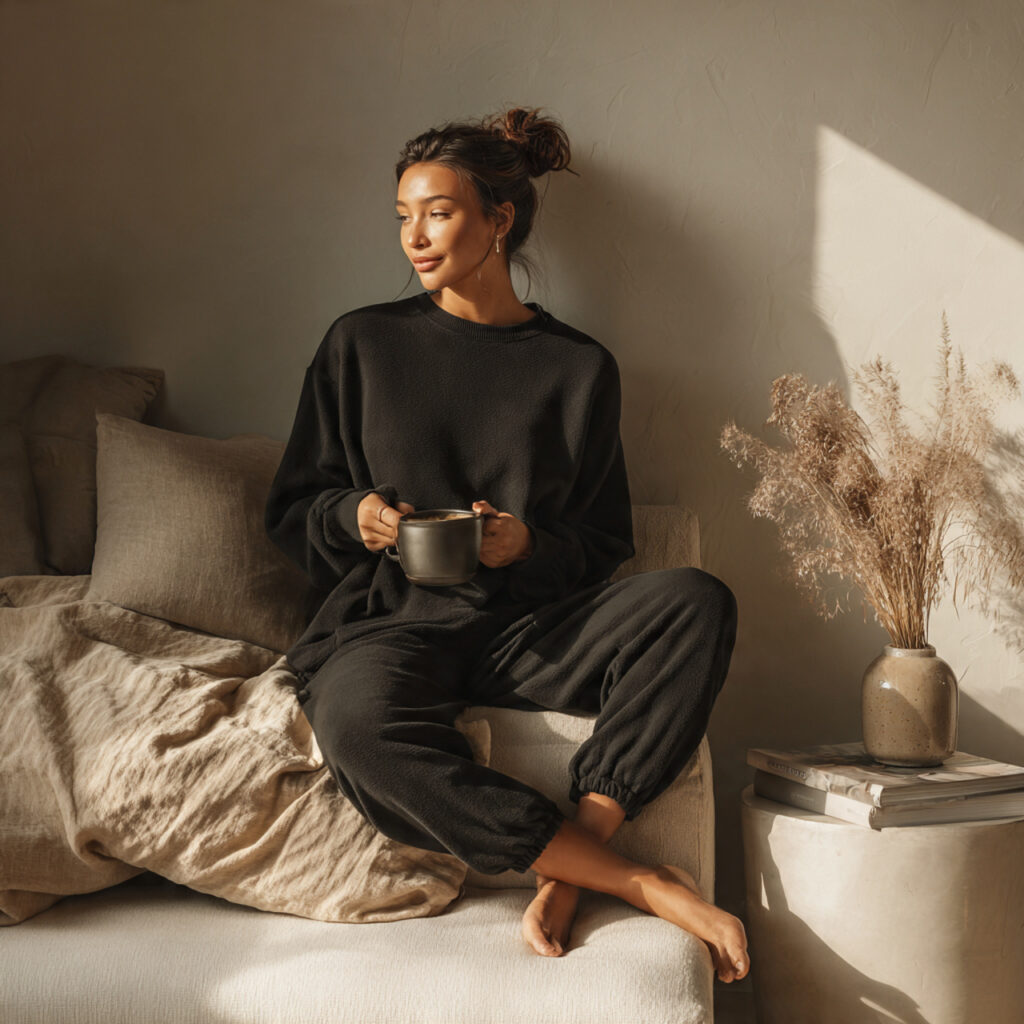 Soft Cozy Cashmere Loungewear Idea