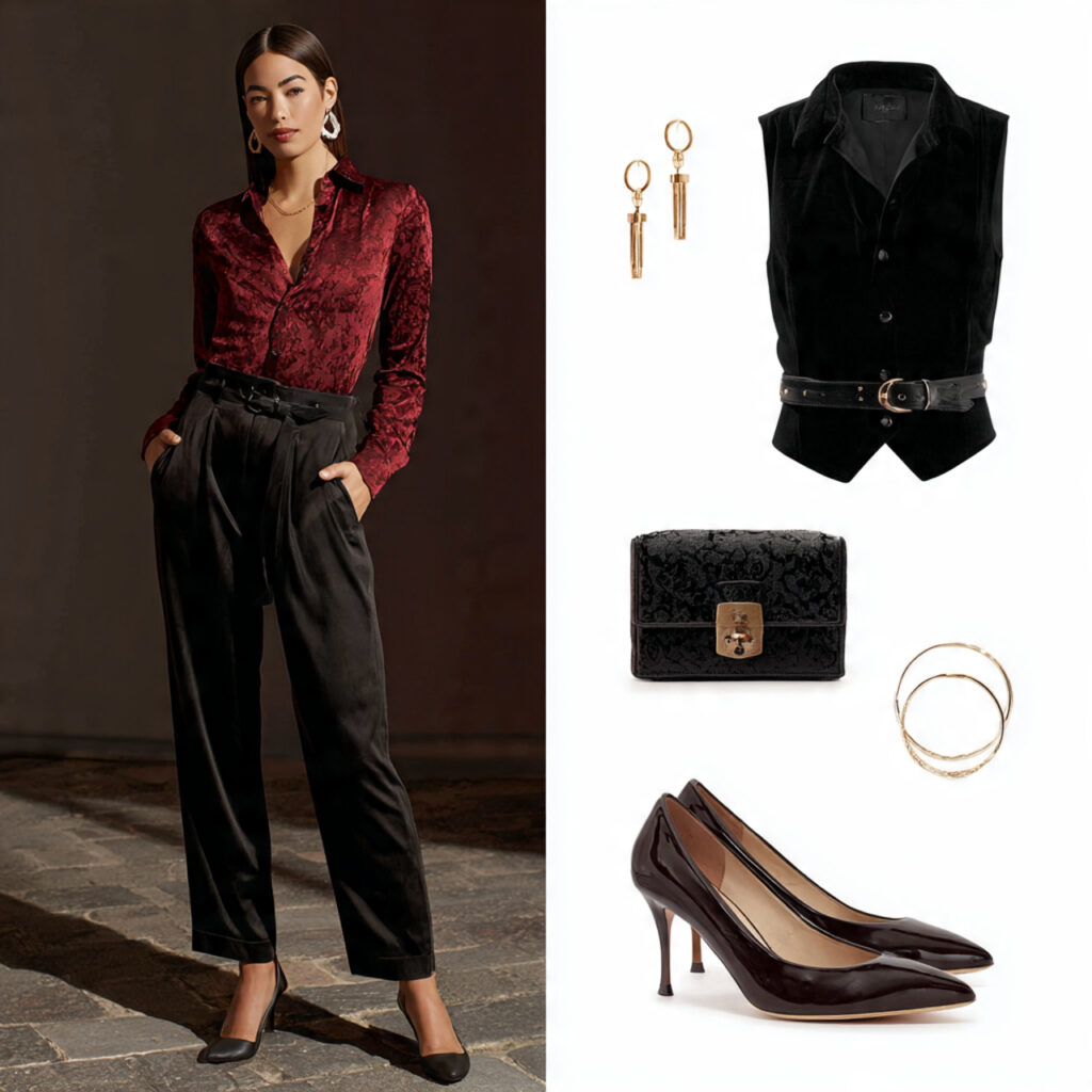 Sophisticated Velvet Accent Idea