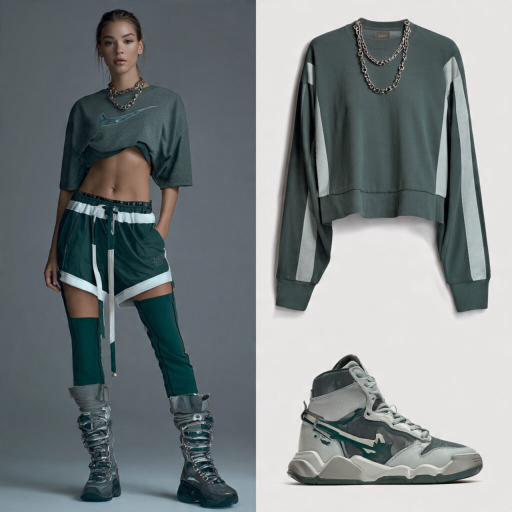 20 Best College Outfit Ideas Aesthetic to Elevate Your Campus Look 12 Sporty Athleisure Fusion Idea