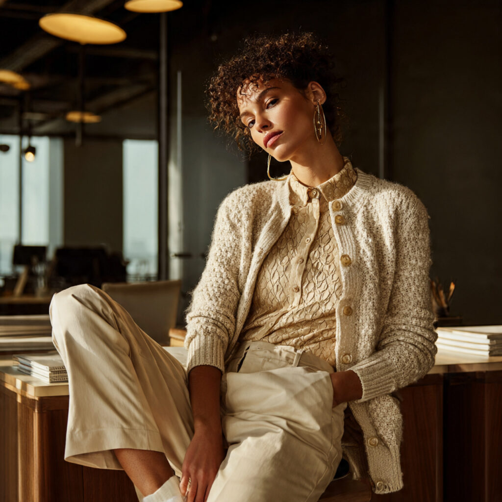 Structure Cardigan and Chino Idea