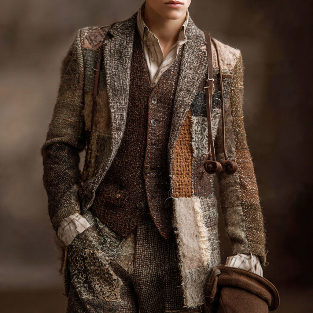 Textural Contrast with Tweed Idea