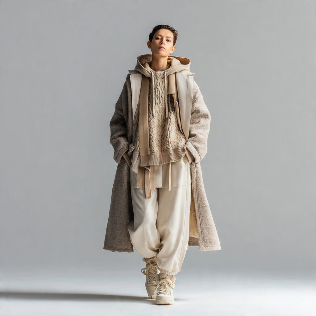 Tonal Beige Layered Outfit