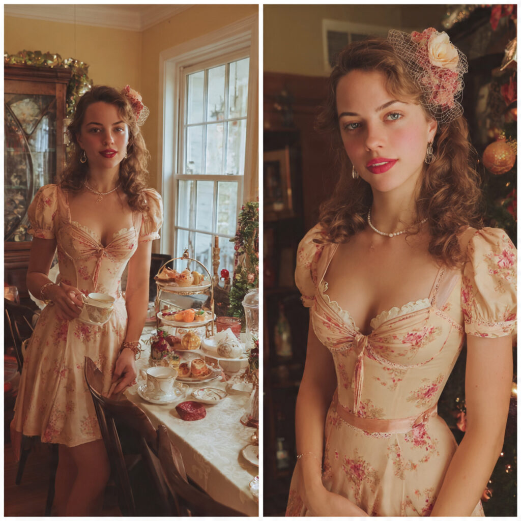 Vintage Inspired Tea Party Ensemble