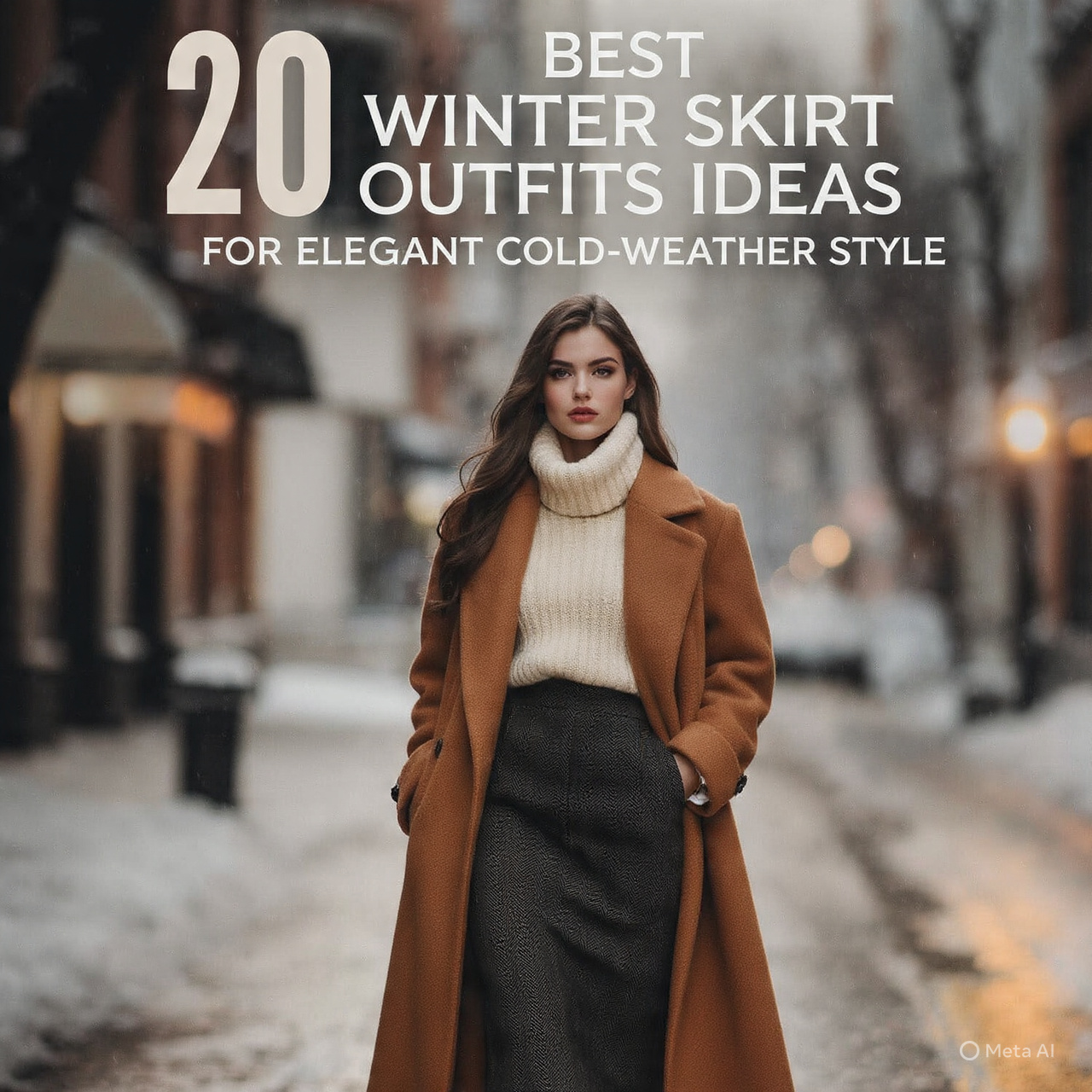 Winter Skirt Outfits