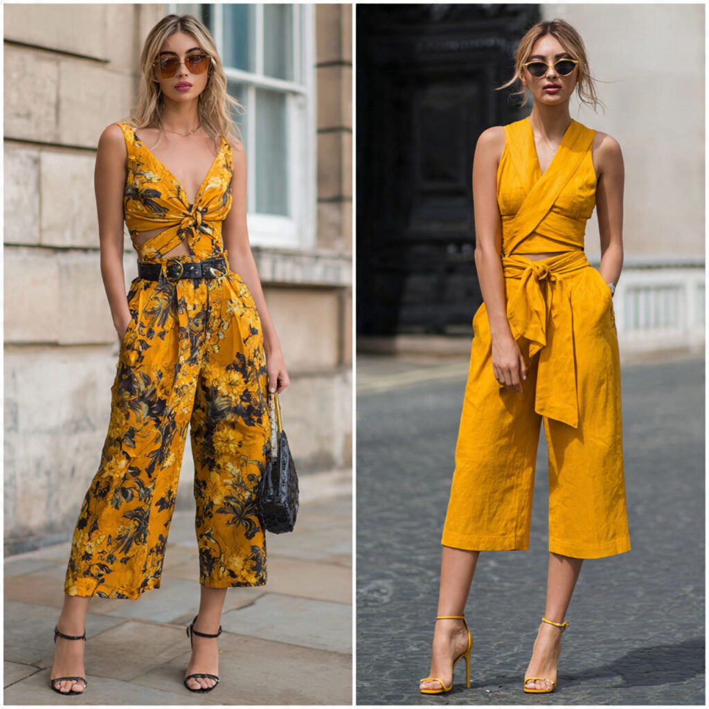Wrap Top and Culottes Idea